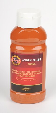 Barva akrylová 500ml hněď světlá 1627/0640