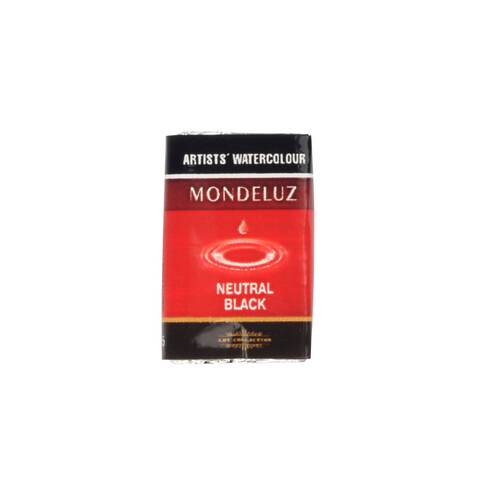barva akvarelová 1636 čerň neutrální 805