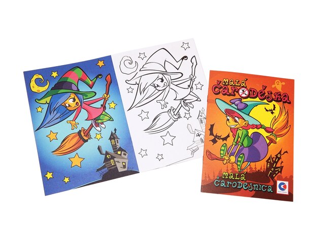 Omalovánky A5 Malá čarodějka BO394