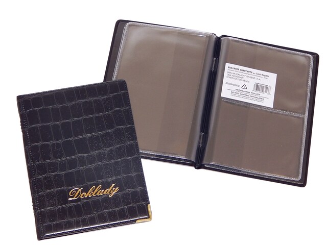 Obal 393045/X na doklady - vyztužený, bezftalátový