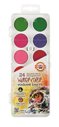 Barvy 172003/24 vodové BÍL pr.30mm