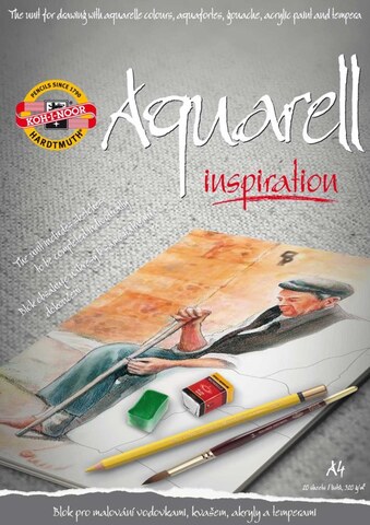 blok AQUARELL 9920/15 A4 předtištěný