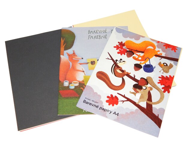 Složka barev.papírů A4 KRPA/20 listů