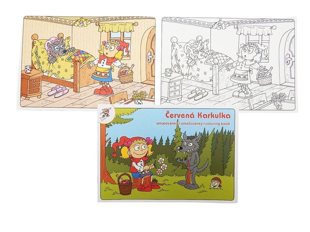 Omalovánky A5 Červená Karkulka