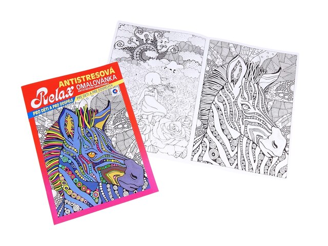 Omalovánky A4 Antistresové - Relax /BO804/