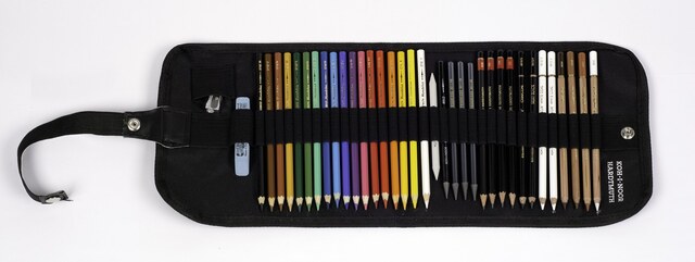 souprava výrobků umělecká v rolovacím penálu 8891/5TP