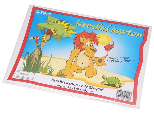 Karton kreslící A4 /220g/ 10 ks