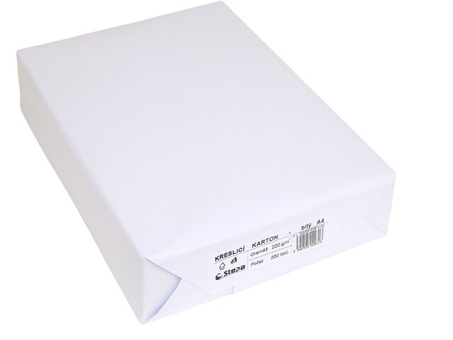 Karton kreslící A4 / 220g/ 200ks