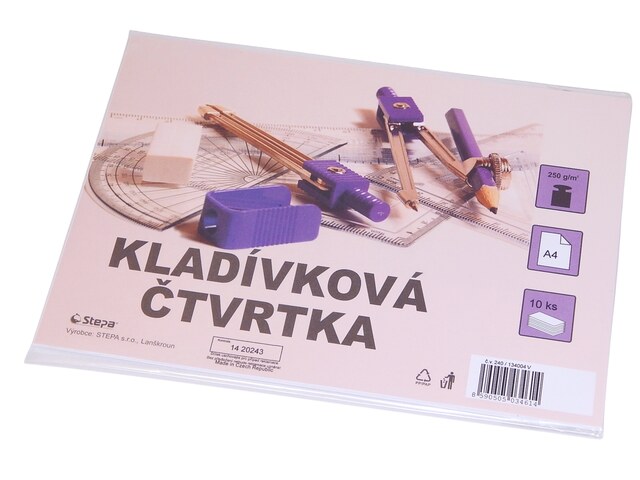 Čtvrtka kladívková A4 / 250 g / 10 ks