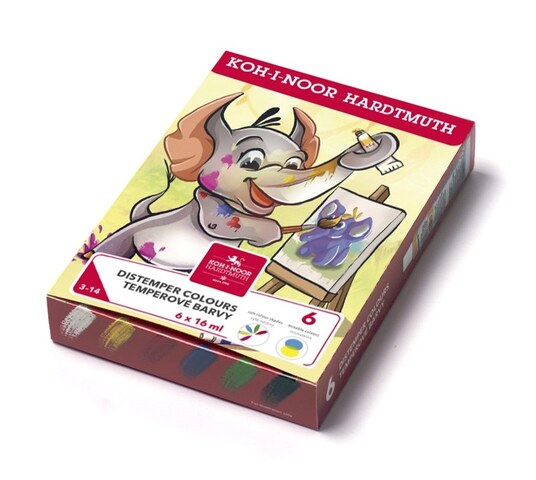 Barvy 1625/6 16ml temperové slon