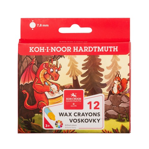 Voskovky 8232/12 krátké papír