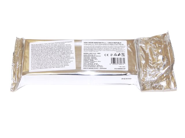 hmota modelovací červená 1000g  01315