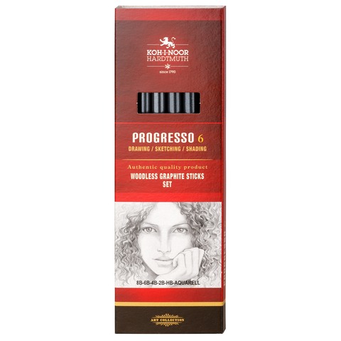 Souprava 8915/6 tužek PROGRESSO v laku