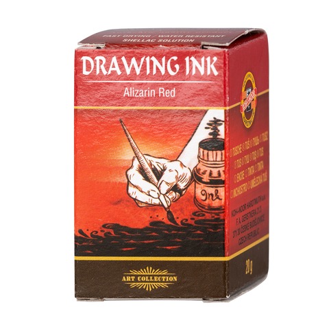 Tuš 141755 uměl. 2320 sráž alizarinová