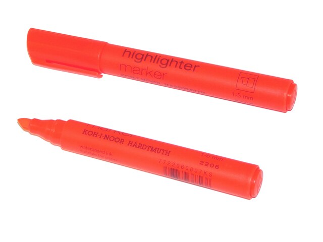 zvýrazňovač červený 2206
