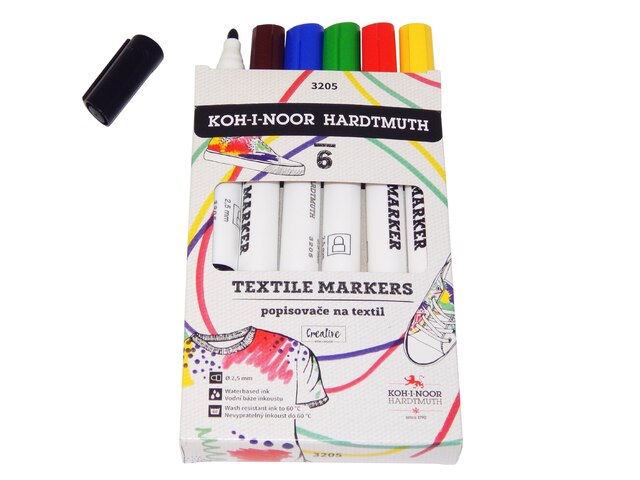 souprava značkovače na textil 3205 6  ks