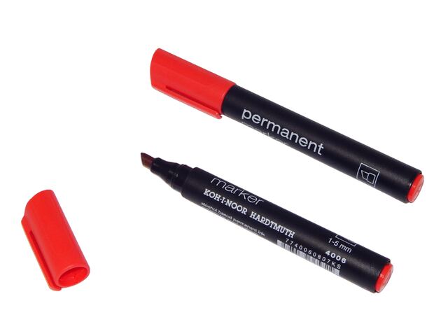 popisovač permanent 4006 červený