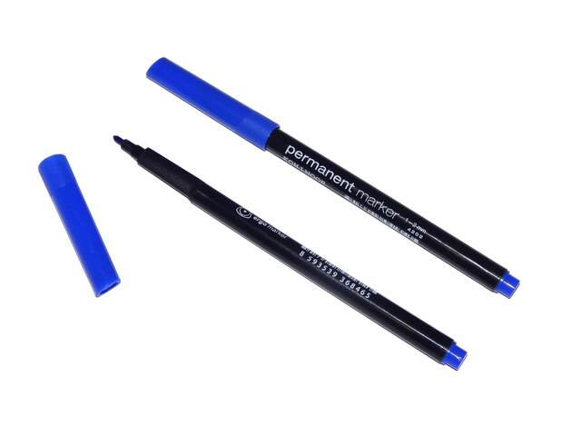 popisovač permanentní 4202 modrý trojhranný