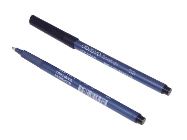 popisovač CD/DVD 4001 černý trojhranný