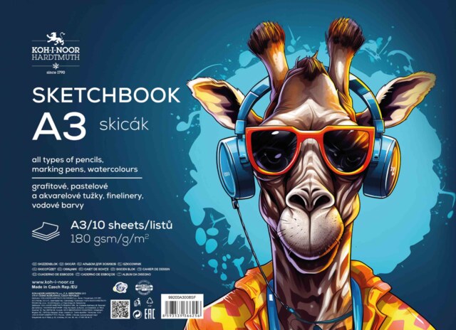 Skicák 9920 A3 10 listů 180g