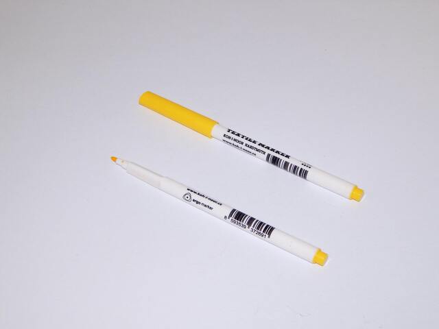 popisovač na textil 3203 žlutý