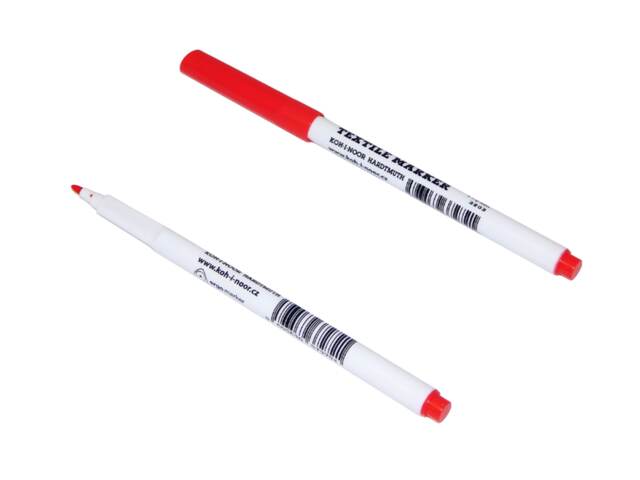 popisovač na textil 3203 červený