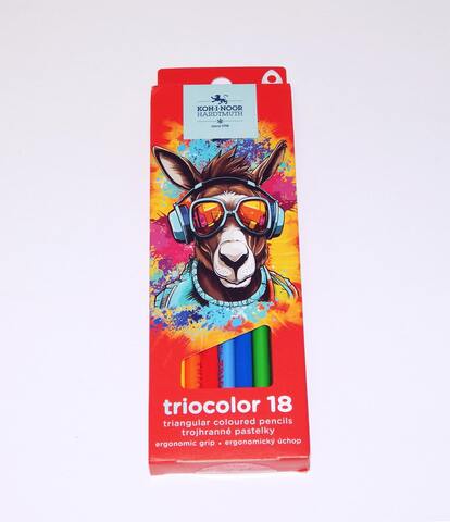 Pastelky 3133/18  OSEL trojhranné tenké