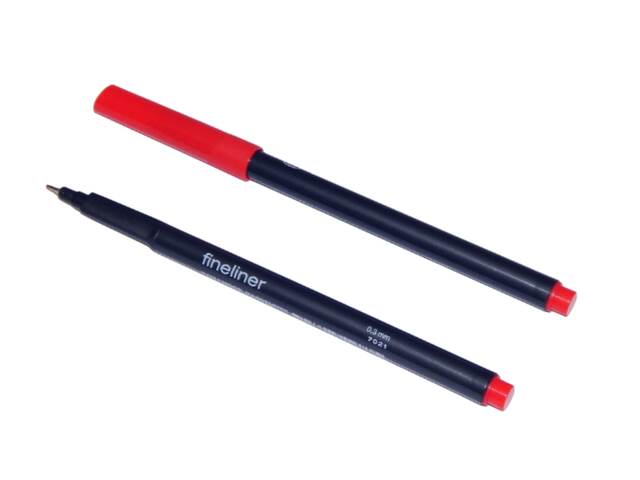 popisovač permanentní 4001 červený CD/DVD