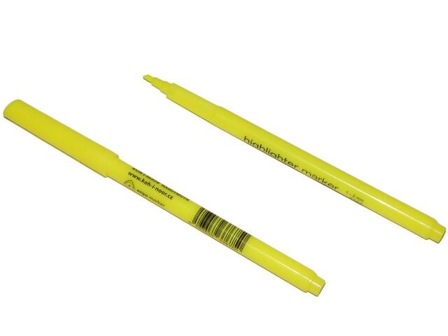 Zvýrazňovač 2004 plochý žlutý