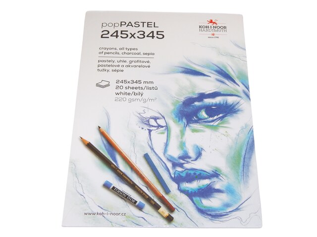 Blok 9920006 245x345 PASTEL 220g bílý