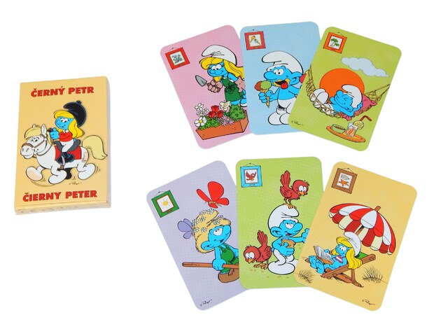 Karty Černý Petr Šmoulové