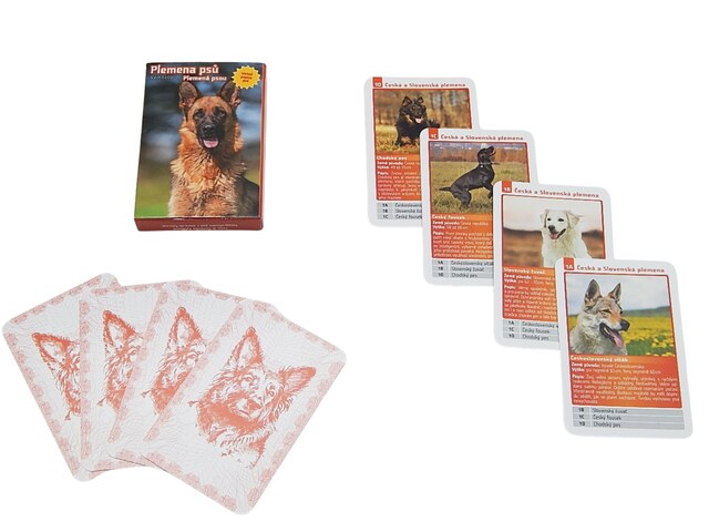 Karty  PLEMENA PSŮ kvarteto