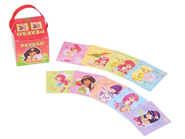 Pexeso v krabičce 6x6x6cm Strawberry