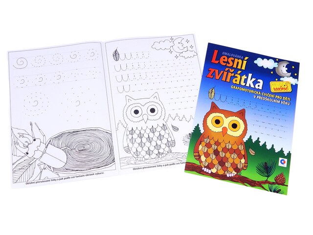 Grafomotorická omalovánka A4 Lesní zvěř /BO753