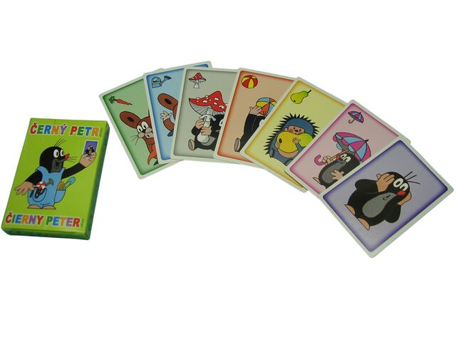 Karty AKM Krteček  Černý Petr papír (1)