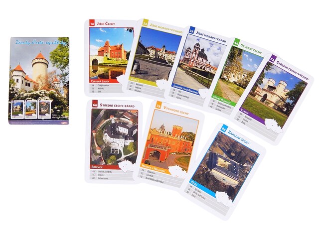 Karty Kvarteto Zámky České republiky KV 2009
