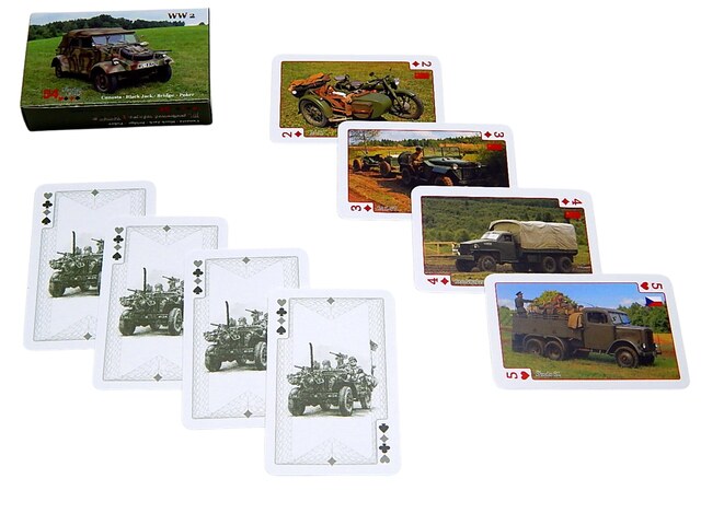 Karty  2.SVĚTOVÁ VÁLKA canasta