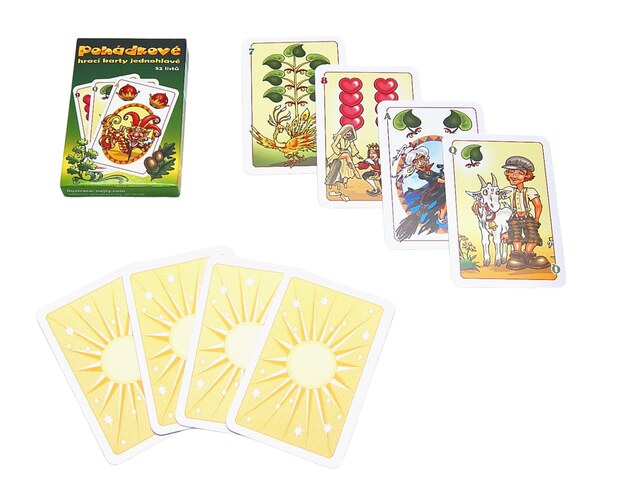 Karty POHÁDKOVÉ jednohlavé