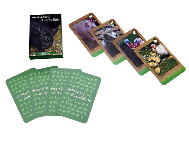 Karty VESNICKÝ DVOREČEK  Černý Petr