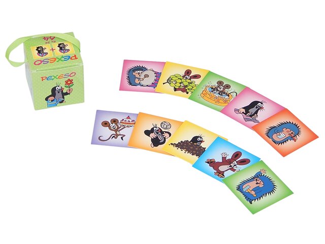 Pexeso v krabičce 6x6x6cm Krtek 2