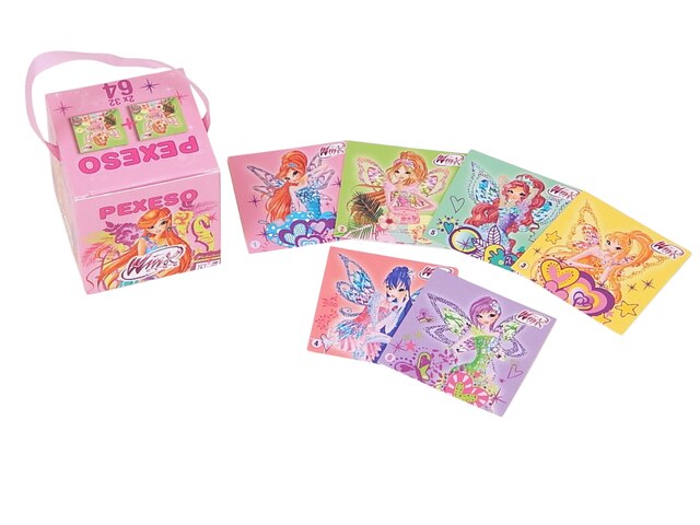 Pexeso v krabičce 6x6x6cm Winx Club