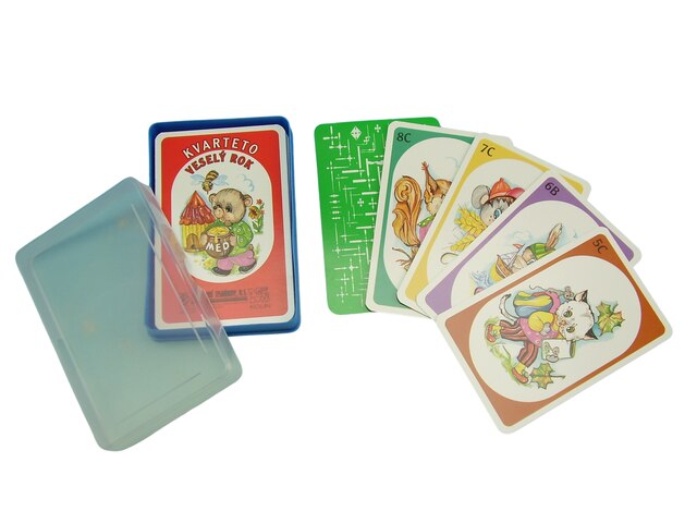 Karty 1627  Veslý rok kvarteto Plast