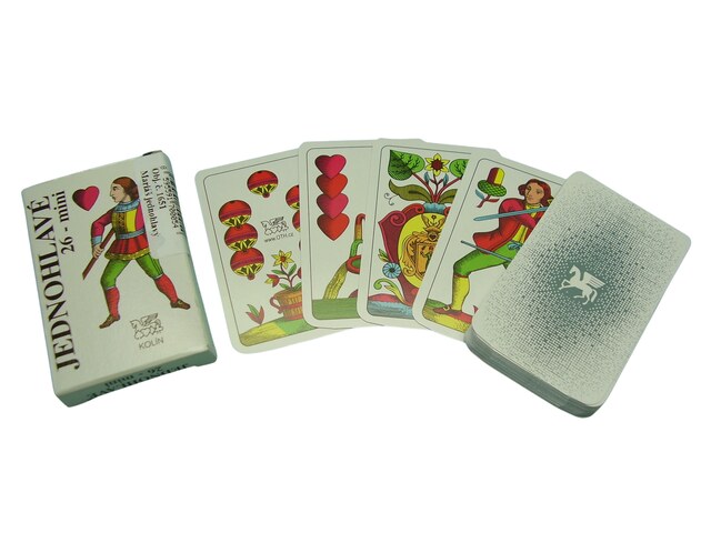 Karty 1651 Mariáš jednohlavý mini, koník