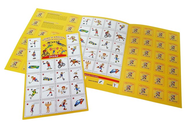 Pexeso Učíme se anglicky SPORT