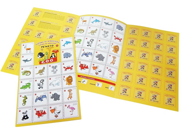 Pexeso Učíme se anglicky ZOO