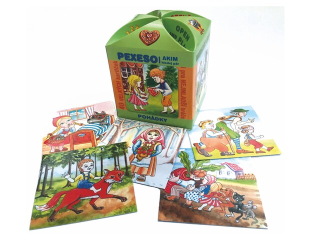 Pexeso v ozdobné maxi krabičce POHÁDKY