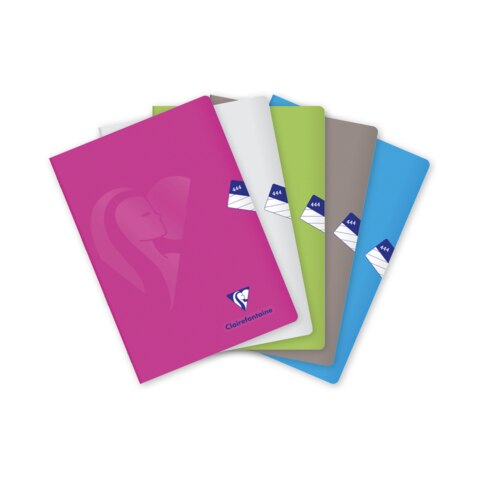 Školní sešit Clairefontaine Mimesys pastel PP A4 ´444´linka, 40l, 1444-00-PP