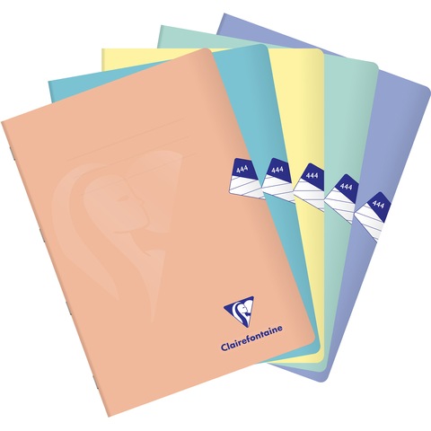 Školní sešit Clairefontaine Mimesys pastel PP A4 ´444´linka 40 l, 1444-00-PP-PAS