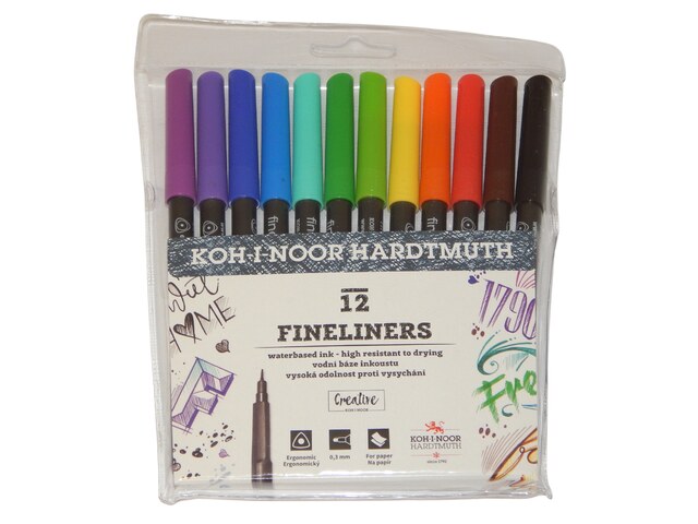 Souprava popisovačů fine liner 7021 12