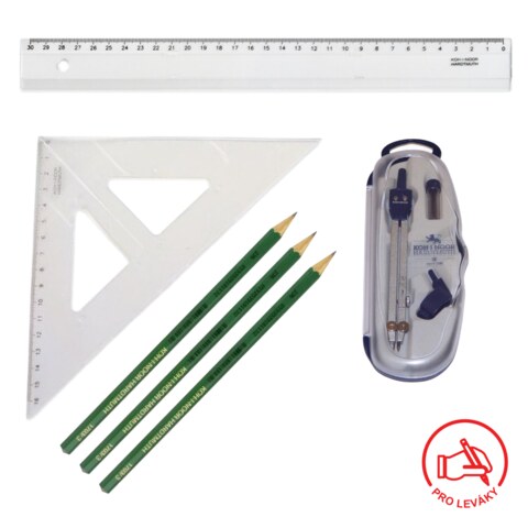 Výhodný set geometrie pro leváky první stupeň BASIC